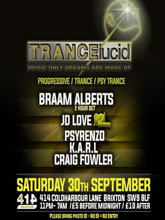 TRANCElucid - September Party 30 Sep '17, 23:00