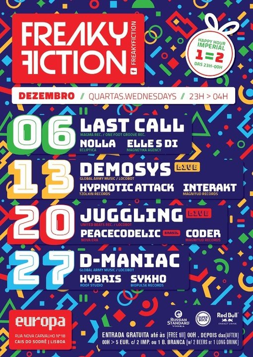 FREAKY FICTION 13 Dec '17, 23:00