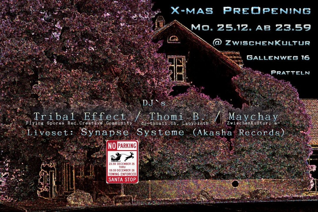 X-Mas Pre-Opening 25 Dec '17, 23:30