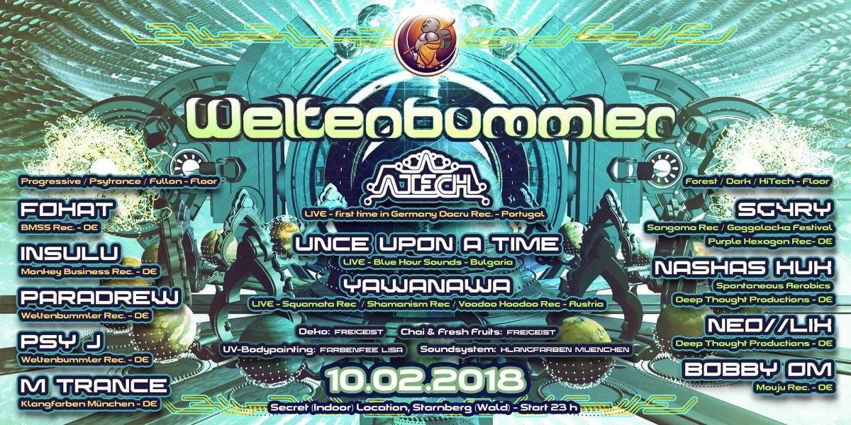 BIG OPENING w/ ONCE OPEN A TIME / A-TECH / YAWANAWA uvm... 10 Feb '18, 23:00