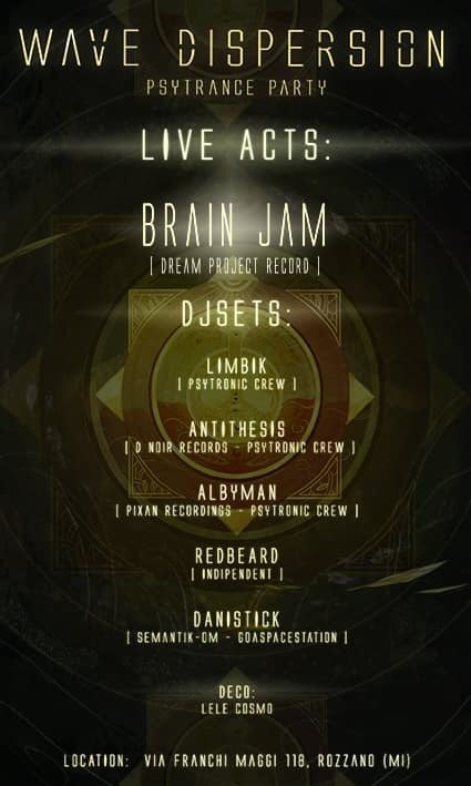Wave Dispersion - Psytronic Psytrance Party 24 Feb '18, 23:00