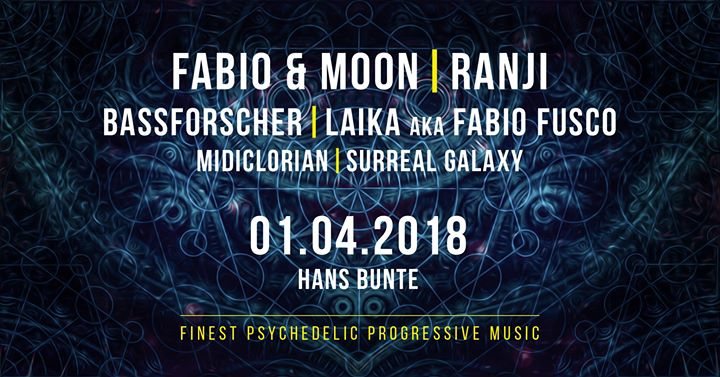 Electronic Sensation Goa Floor: Fabio & Moon,Ranji,Bassforscher 1 Apr '18, 22:00