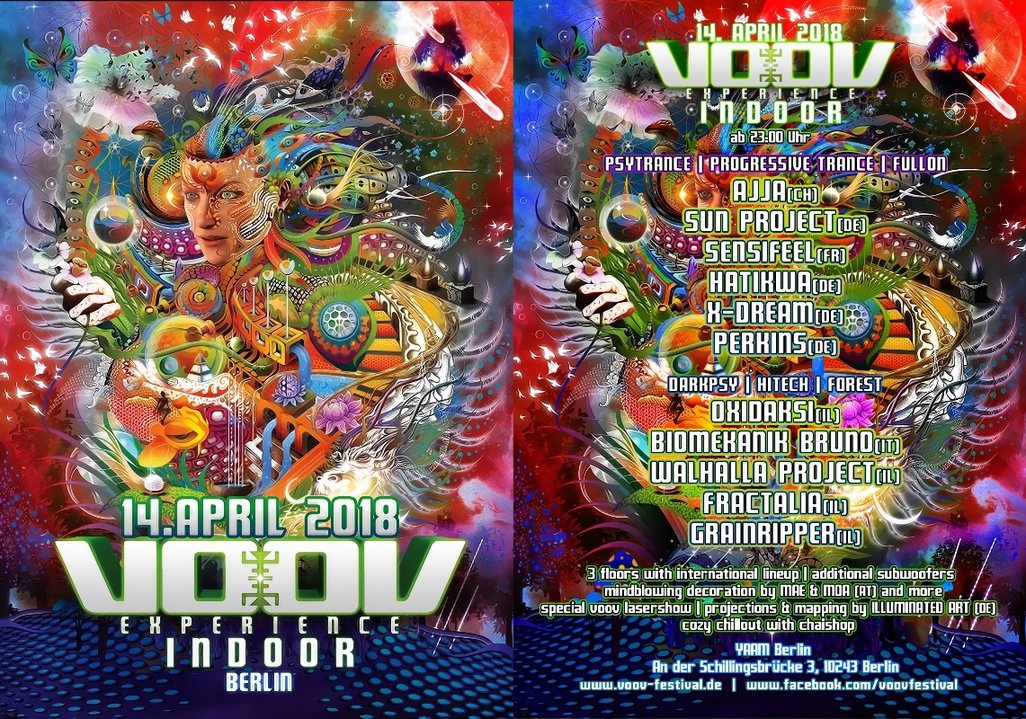 VooV Indoor Berlin mit Ajja, Oxidaksi uvm. 14 Apr '18, 23:00