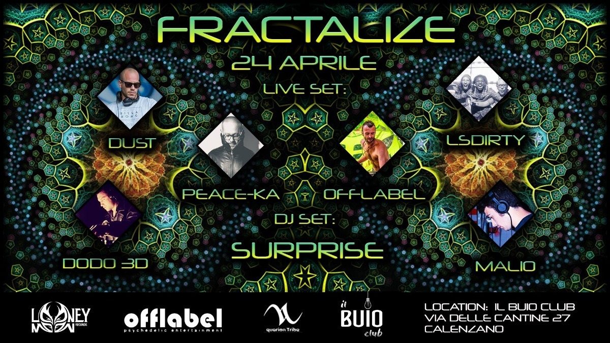 ▽ F R Ⓐ C T Ⓐ L I Z E ▽ 24 Apr '18, 23:00