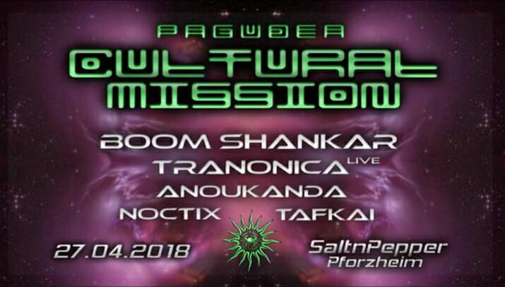 Oº°‘¨ Cultural Mission ¨‘°ºO (Goa) w/ Boom Shankar 27 Apr '18, 22:00