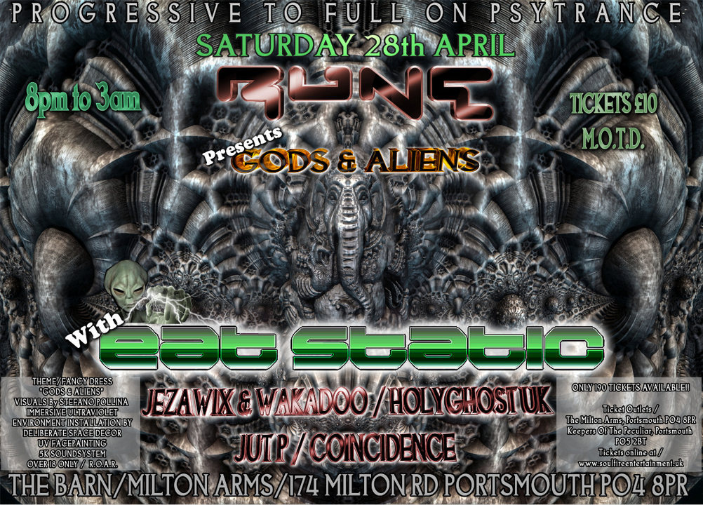 RUNE Presents EAT Static! 28 Apr '18, 20:00