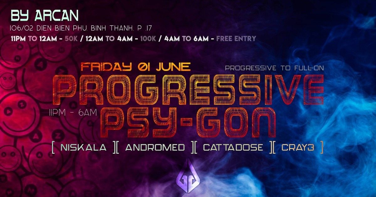 Progressive Psy-Gon 1 Jun '18, 23:00