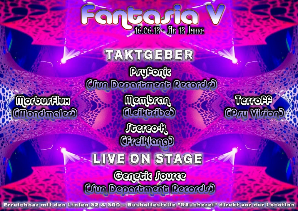 Fantasia 5 16 Jun '18, 23:00