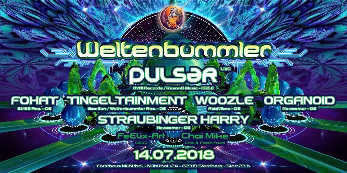 Weltenbummler with Pulsar (live) 14 Jul '18, 23:00