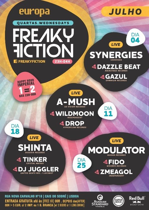 FREAKY FICTION 25 Jul '18, 23:00
