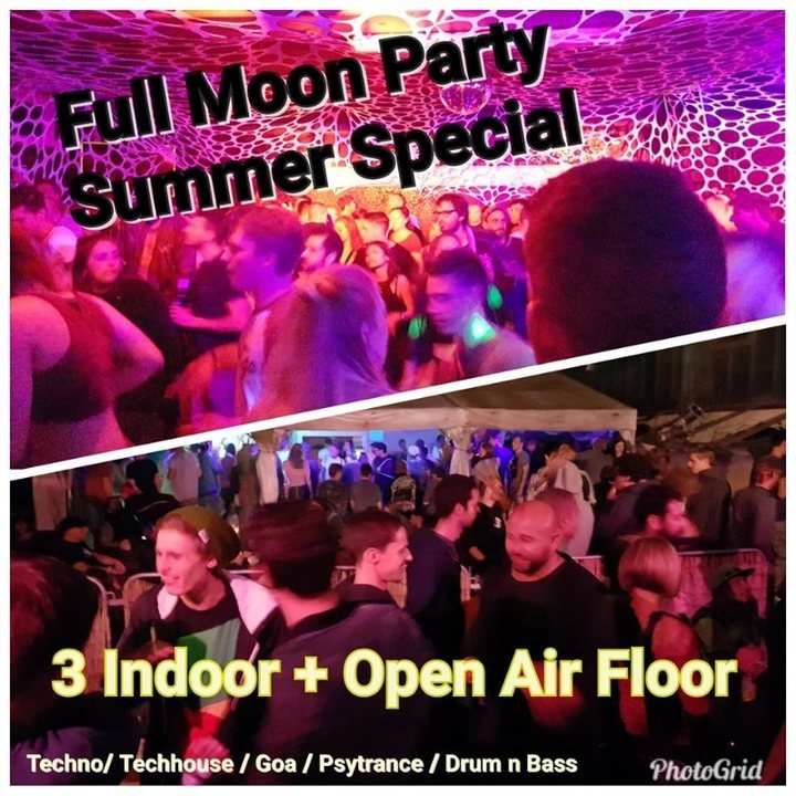 Full Moon Party Mondfinsternis Special 27 Jul '18, 21:00