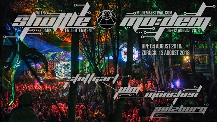 Shuttle to MoDem Festival 4 Aug '18, 21:00