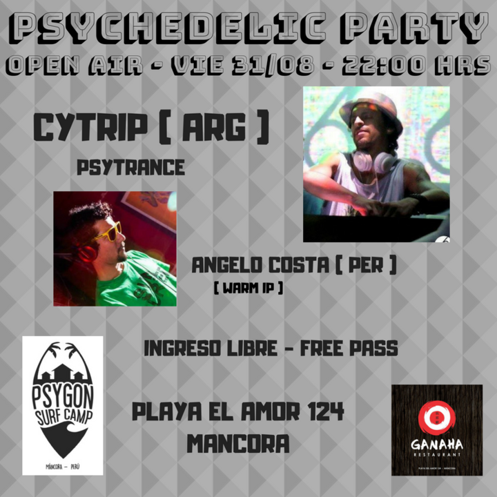 Psychedelic Party - open air 31 Aug '18, 22:00
