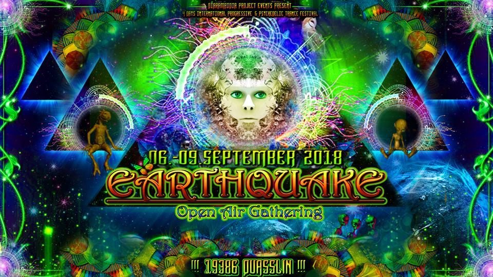 Earthquake Open Air Gathering 2018 6 Sep '18, 22:00