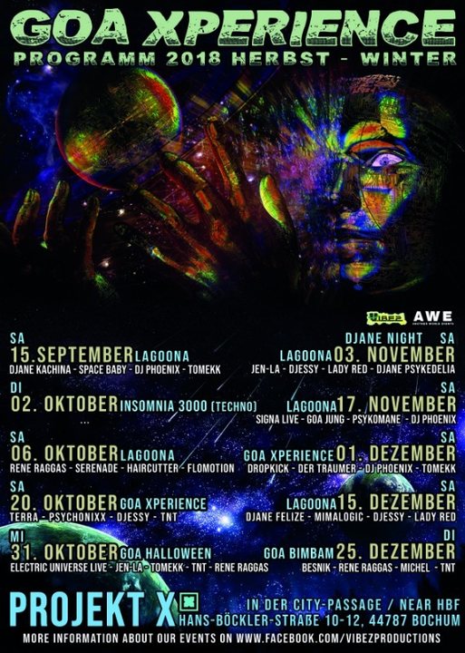 ★Lagoona★ Progressive & Psychedelic Trance / Goa Xperience 6 Oct '18, 23:00