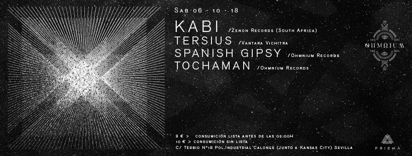 Ohmnium Records Present. Kabi & Tersius Live 6 Oct '18, 23:30