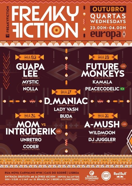 FREAKY FICTION 31 Oct '18, 23:00