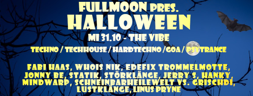 Fullmoon pres. Halloween 31 Oct '18, 22:00