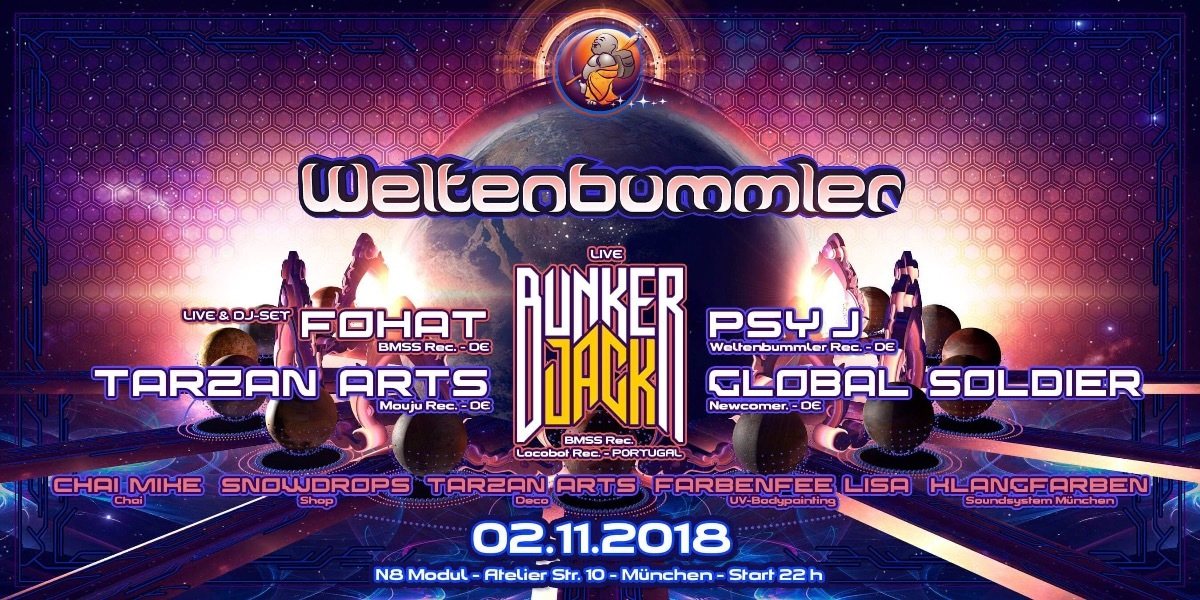 Weltenbummler with Bunker Jack 2 Nov '18, 22:00