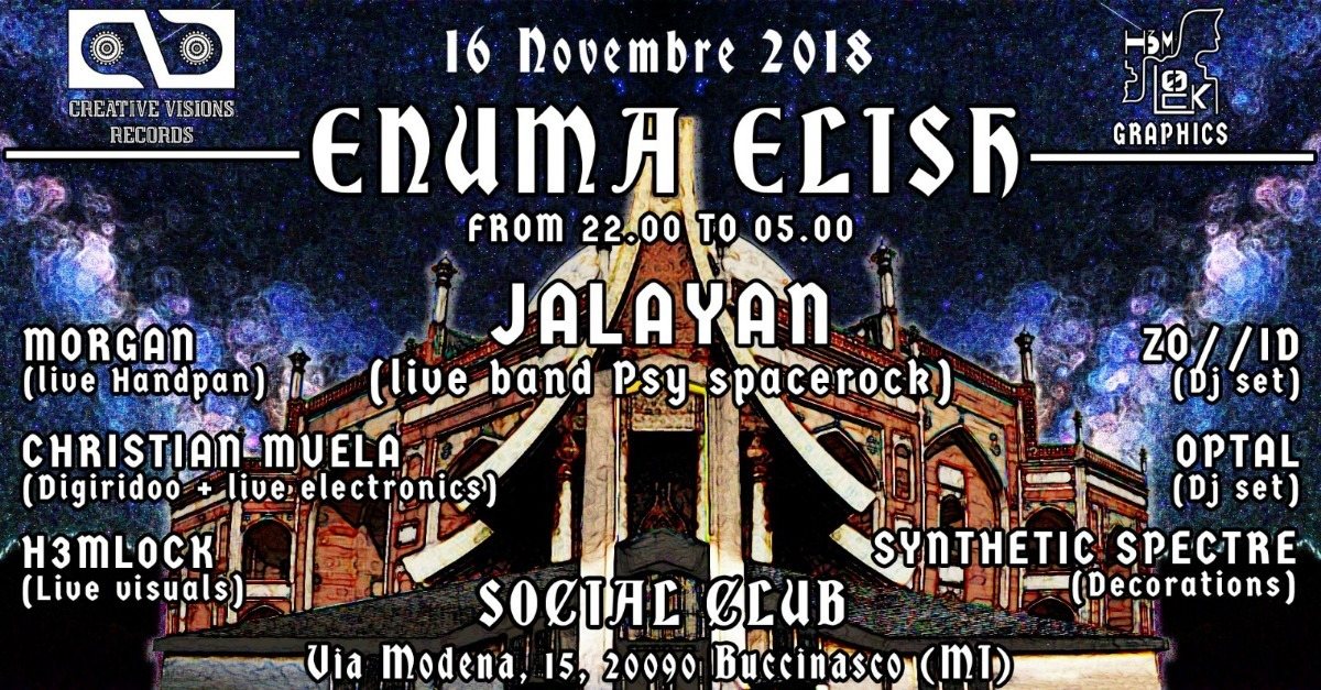 ENUMA ELISH 16 Nov '18, 22:00