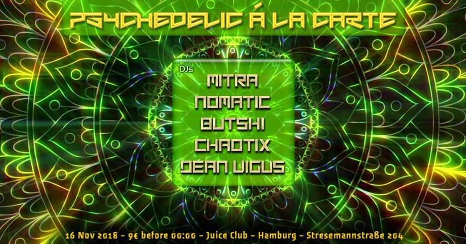 TNS - Psychedelic Á La Carte III 16 Nov '18, 23:00