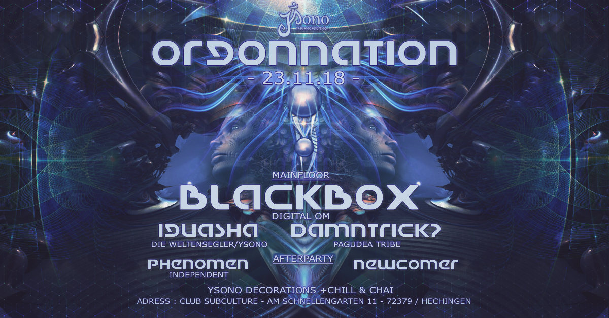 Orgonnation 23 Nov '18, 22:00