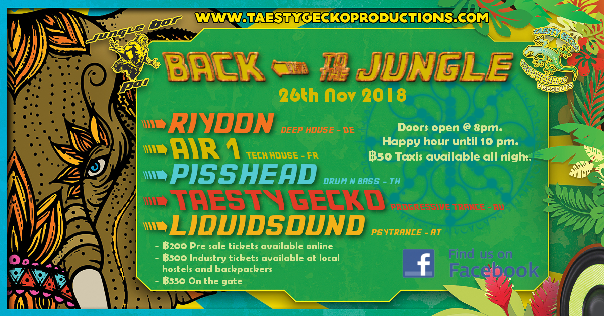 Back To The Jungle 26 Nov '18, 19:00