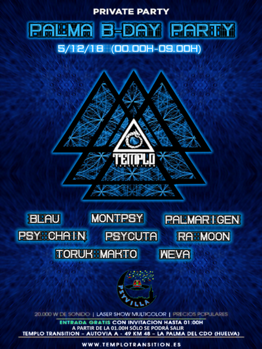PALMA B-DAY PARTY 5 Dec '18, 23:30