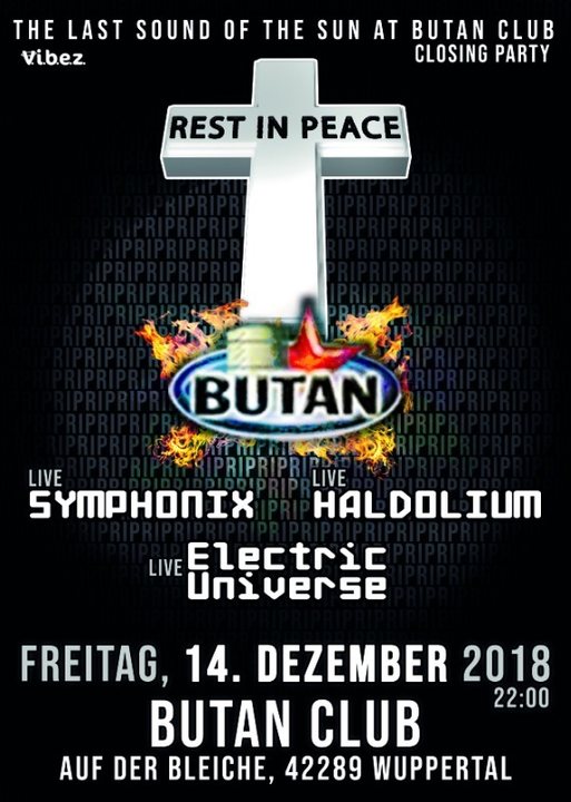 Sound of the Sun / The End / last one at Butan / RIP / 14 Dec '18, 22:00