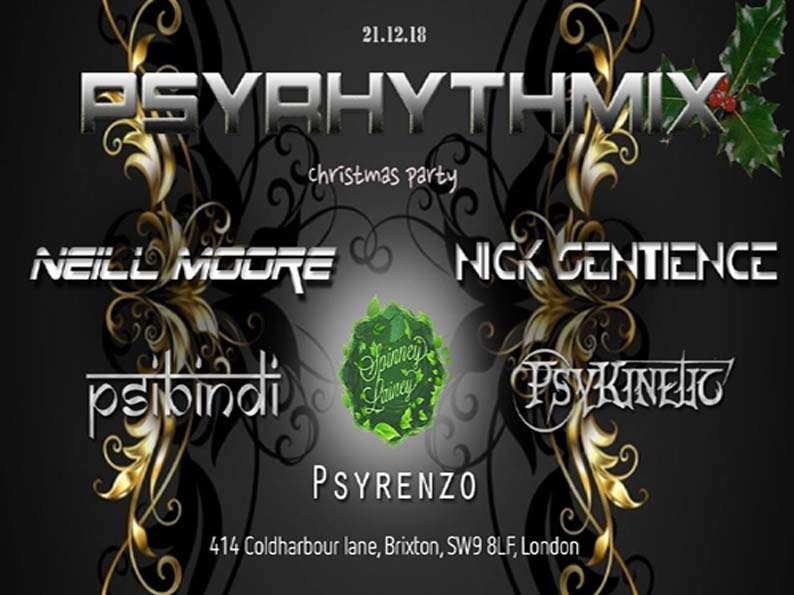 Psyrhythmix Christmas Party 21 Dec '18, 23:00