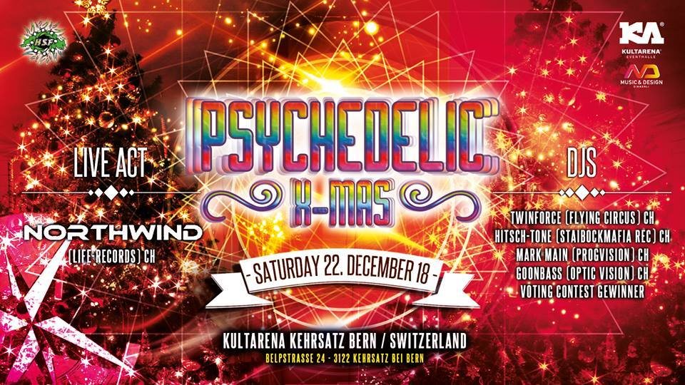 Psychedelic X-MAS 22 Dec '18, 21:00