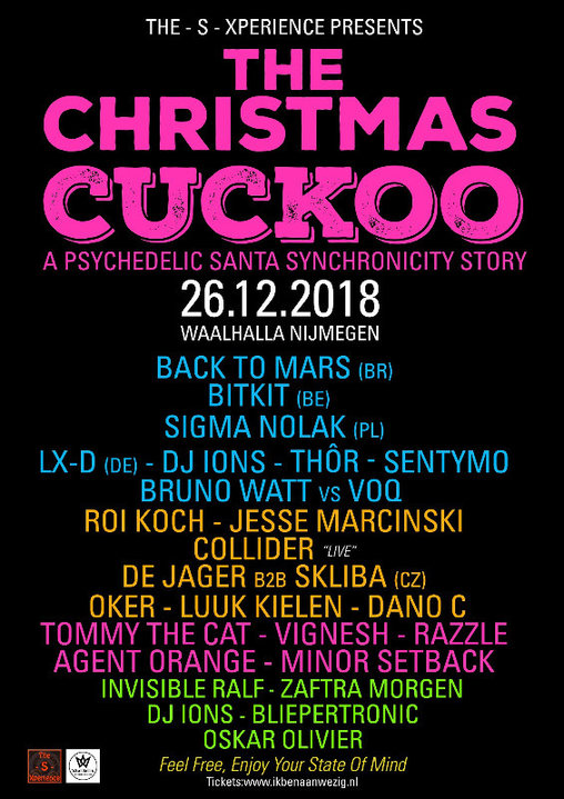 The -S- Xperience Presents "THE CHRISTMAS CUCKOO" 26 Dec '18, 23:00