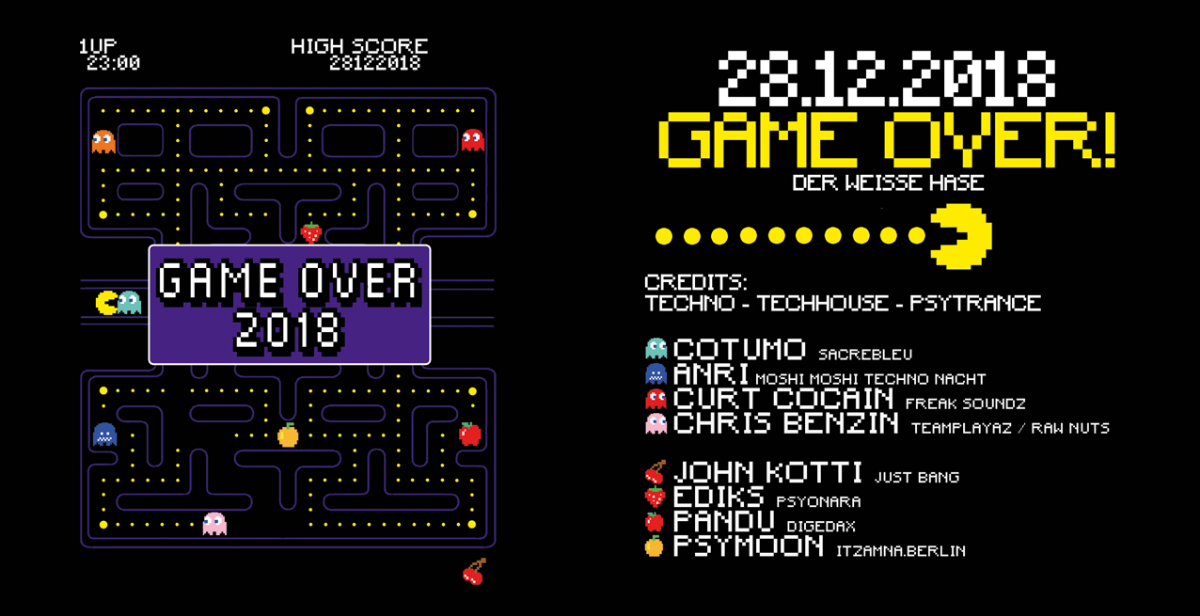 Game Over 2018 w/ Cotumo, John Kotti, and more! 28 Dec '18, 23:00