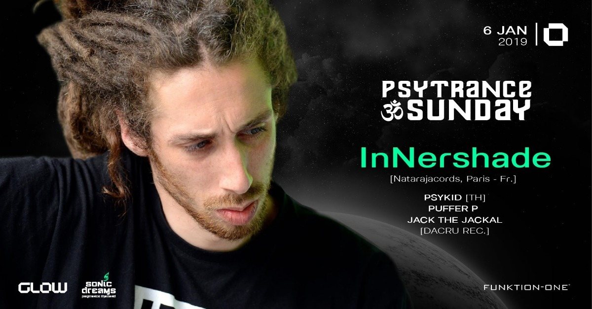 PsyTrance ॐ Sunday at GLOW I InNershade 6 Jan '19, 21:30