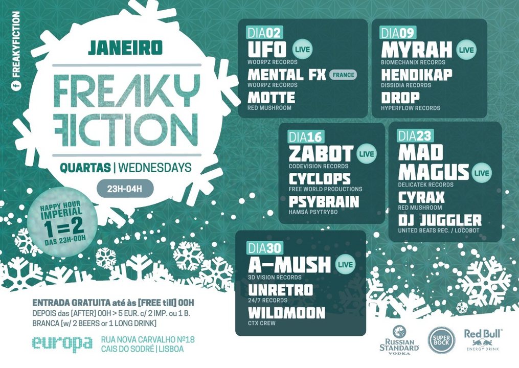 FREAKY FICTION 16 Jan '19, 23:00