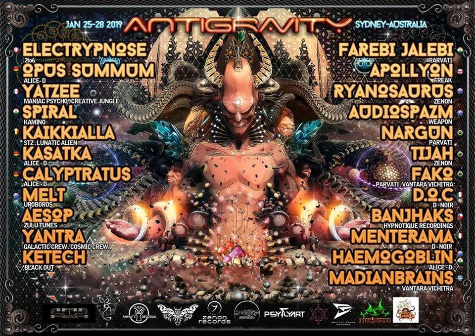 ANTIGRAVITY FESTIVAL 2019 25 Jan '19, 15:00
