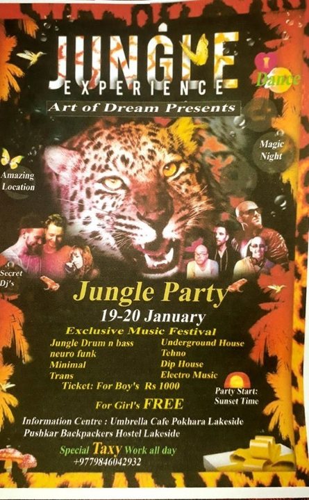 Jungle Experience Art Of Dreams Presents 26 Jan '19, 22:00
