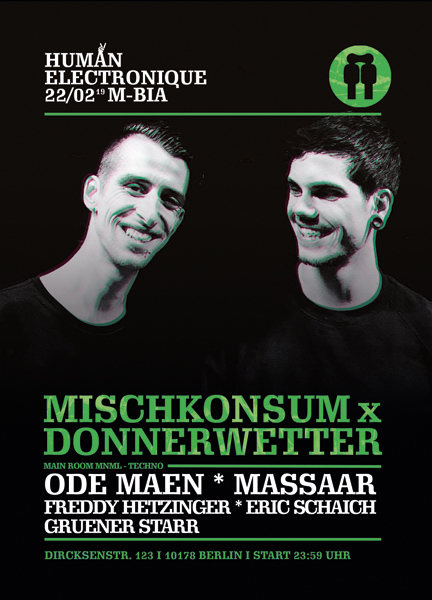 Human Electronique präs. Mischkonsum meets Donnerwetter 22 Feb '19, 23:30