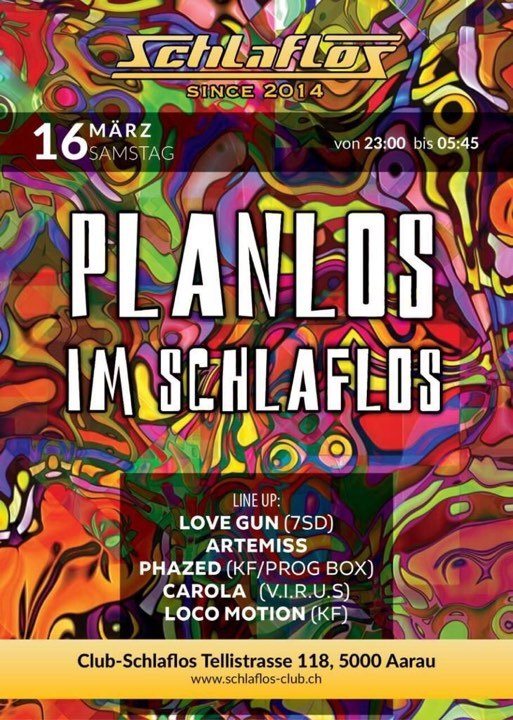Planlos im Schlaflos 16 Mar '19, 23:00