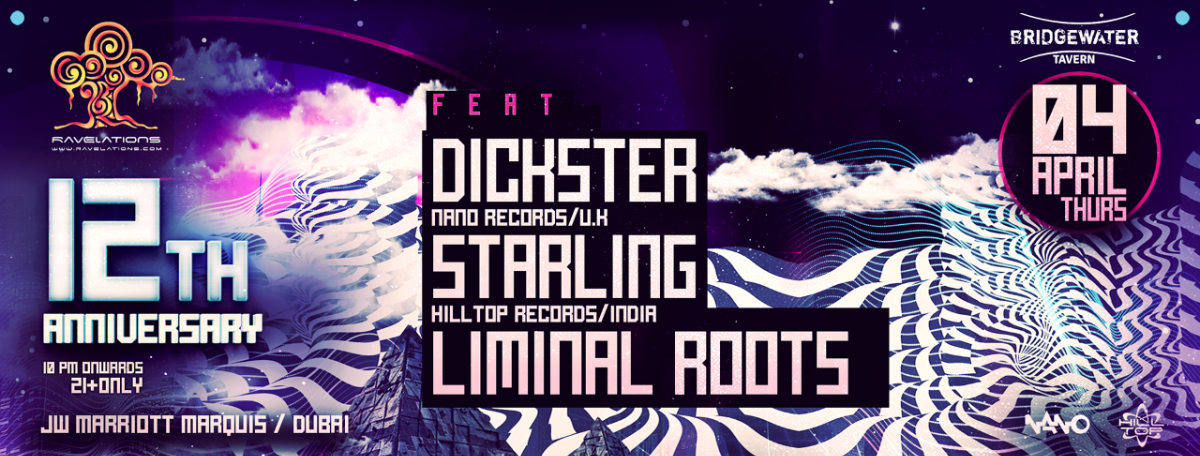 RAVELATIONS 12th Anniversary feat. DICKSTER (Nano,Records,UK) 4 Apr '19, 22:00