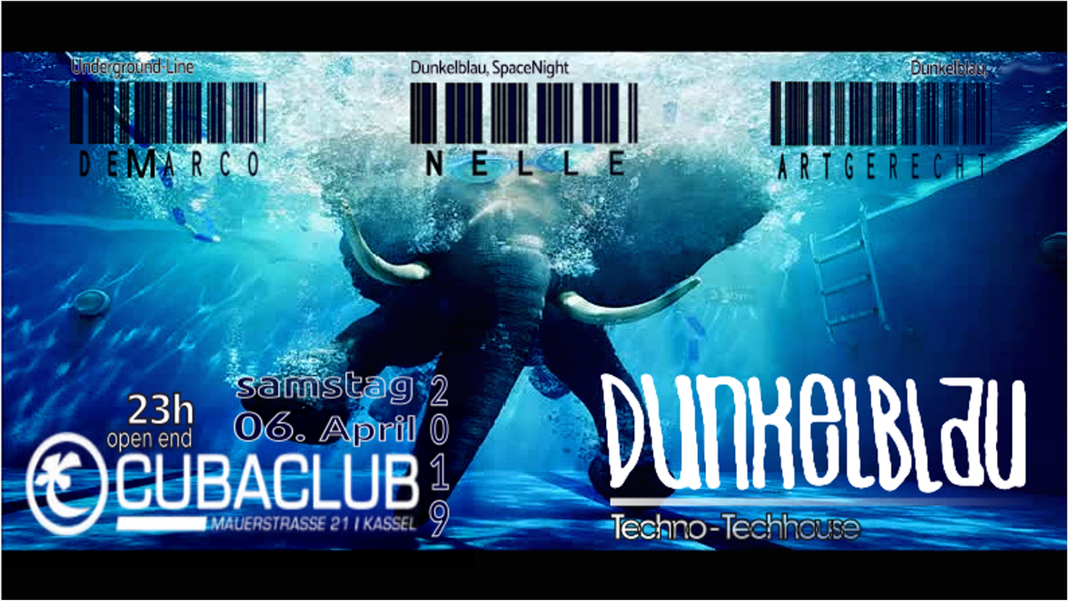 Dunkelblau Techno 6 Apr '19, 22:30