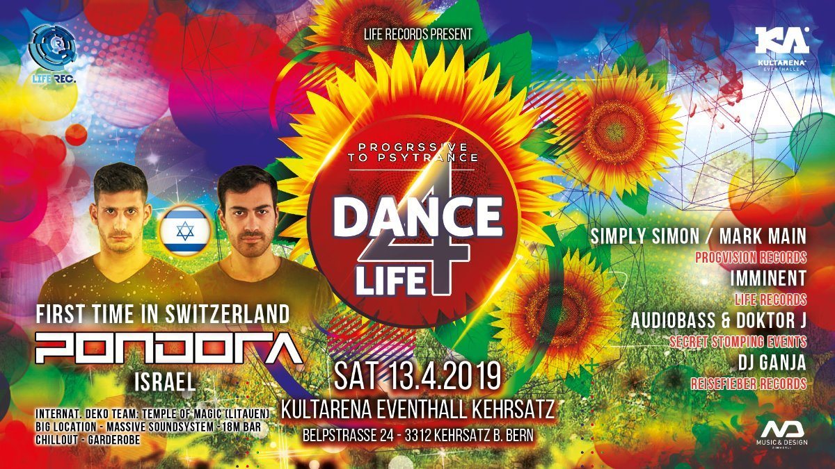 DANCE FOR LIFE / PONDORA 13 Apr '19, 21:00