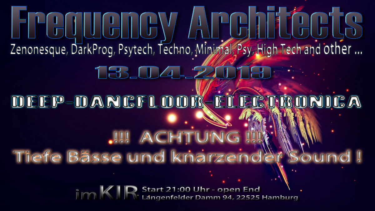 Frequency Architects 13 Apr '19, 22:00