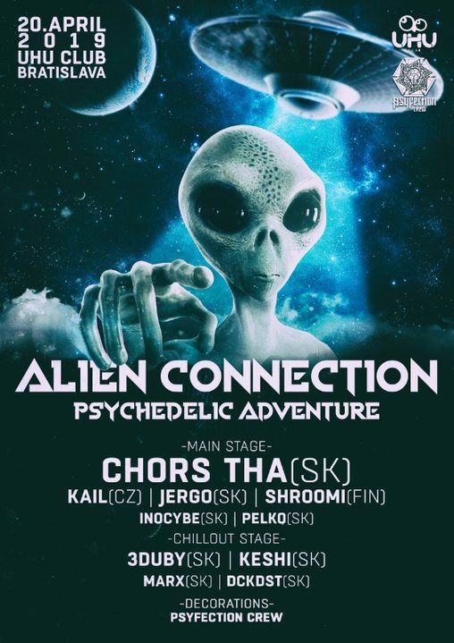 ALIEN CONNECTION (PSYCHEDELIC ADVENTURE) 20 Apr '19, 21:00
