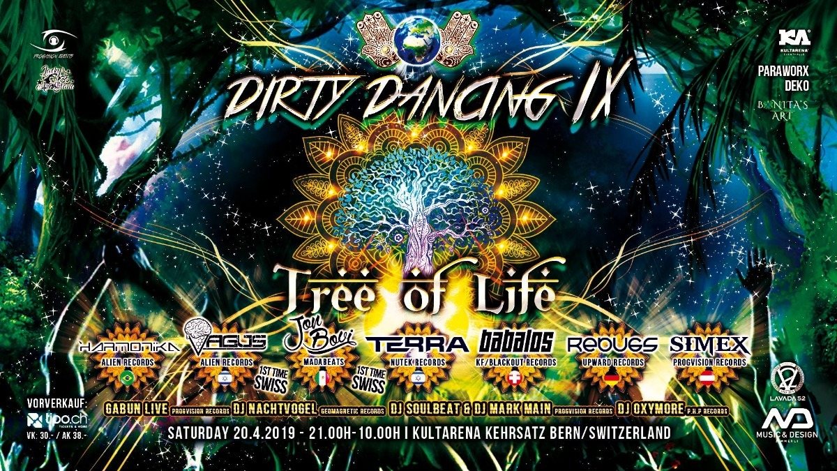 ★ DIRTY DANCING IX ★ w/ Harmonika, Vagus, Jon Bovi, Babalos Terra, Simex, Rebugs 20 Apr '19, 21:00