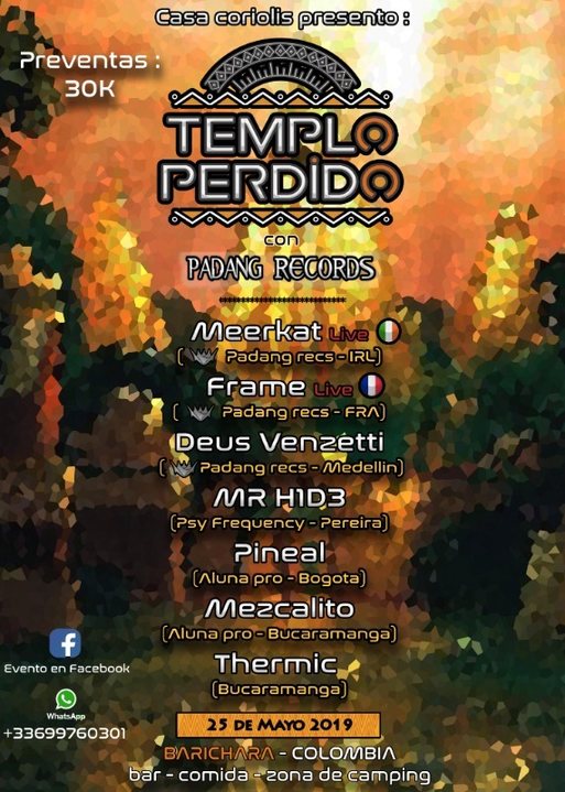 Templo perdido con Padang Records 25 May '19, 20:00