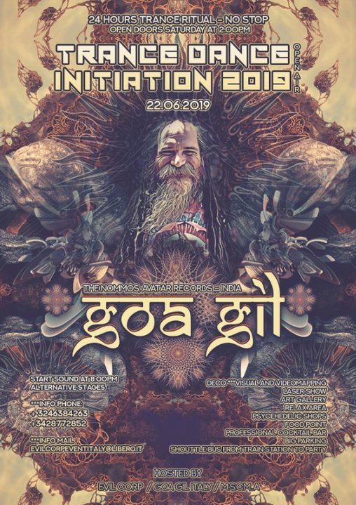 Goa Gil 24h / Trance Dance Initiation 2019 Open Air 22 Jun '19, 14:00