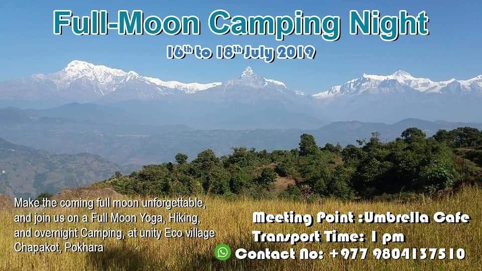 Fullmoon Camping Night 16 Jul '19, 22:00