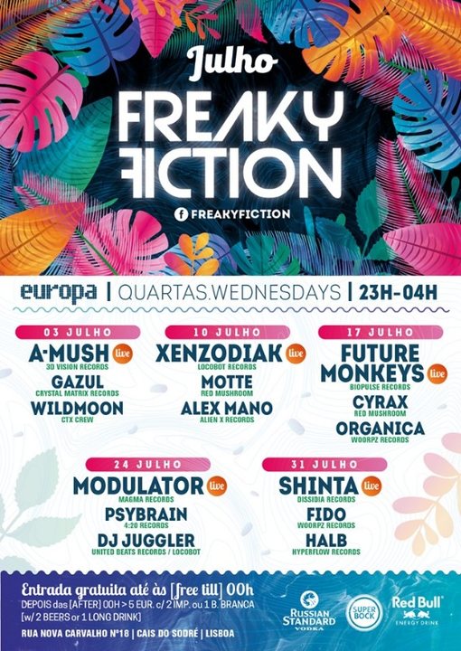 FREAKY FICTION 17 Jul '19, 23:00