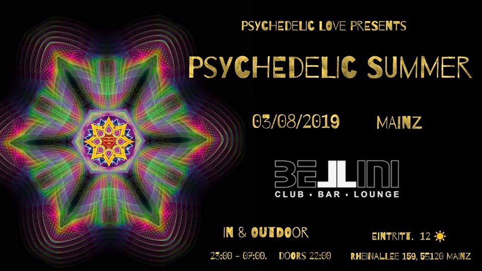 PSYCHEDELIC SUMMER 2019 3 Aug '19, 22:00